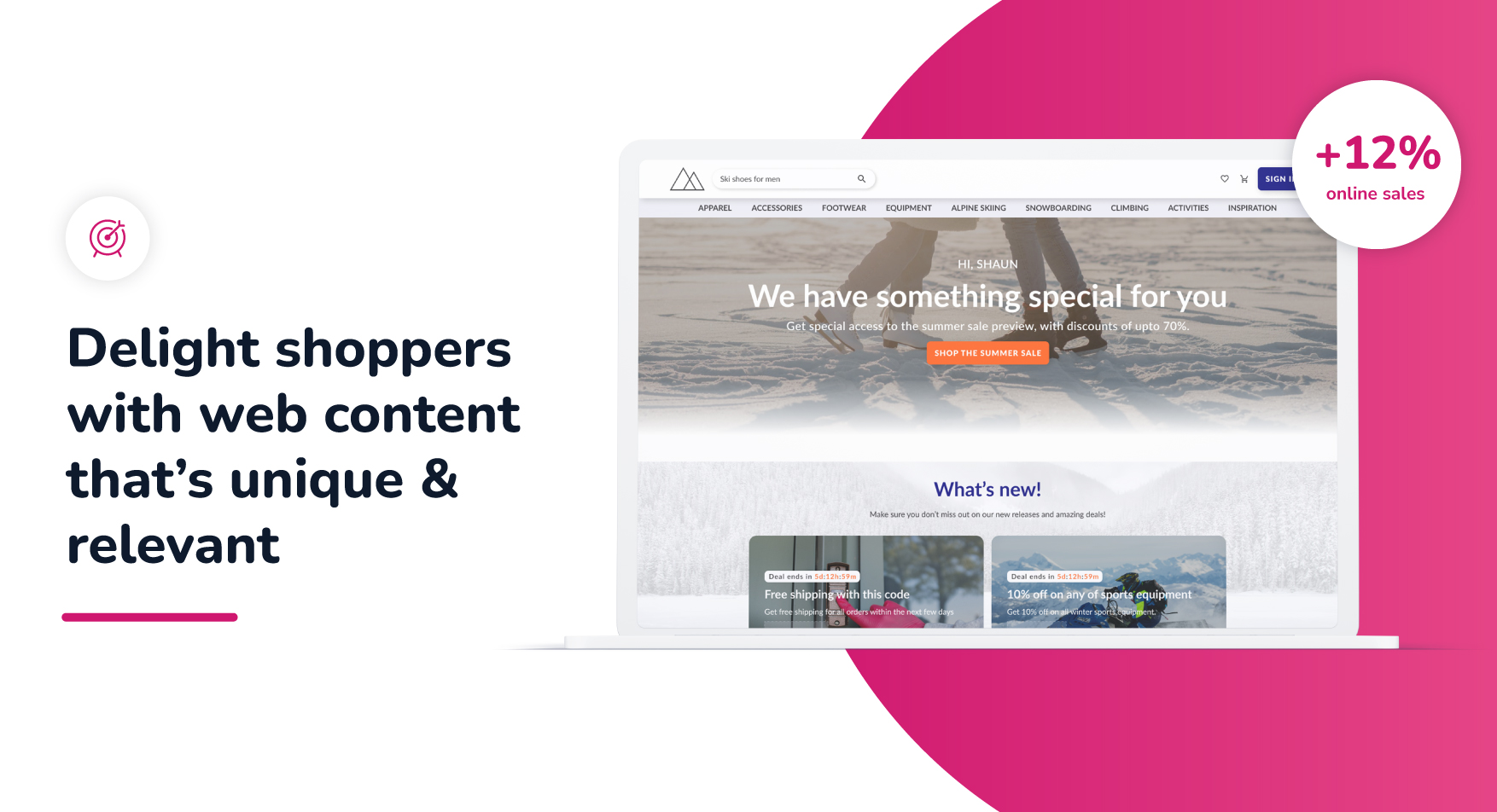 screenshot of Fresh Relevance